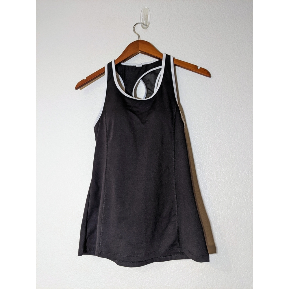 FILA | Crossback Keyhole Activewear/Tennis Tank Top - Black, size Small